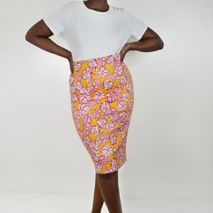 NWT Eloquii floral pencil skirt